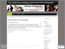 Tablet Screenshot of ninagreipel.wordpress.com