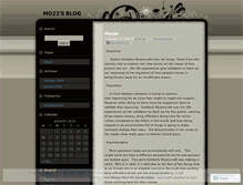 Tablet Screenshot of mo23.wordpress.com