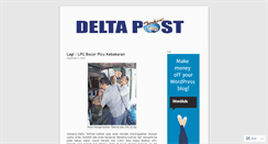 Desktop Screenshot of deltapost.wordpress.com