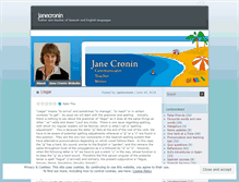 Tablet Screenshot of janecronin.wordpress.com