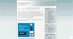 Desktop Screenshot of creativelyyours.wordpress.com