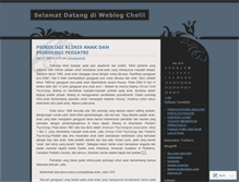 Tablet Screenshot of cholilerenmasyah.wordpress.com