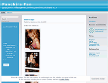 Tablet Screenshot of panchirafan.wordpress.com