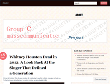 Tablet Screenshot of groupcmasscommunicator.wordpress.com