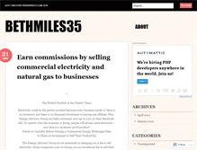 Tablet Screenshot of bethmiles35.wordpress.com