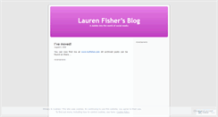 Desktop Screenshot of lozfisher.wordpress.com