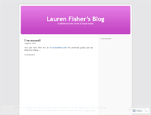 Tablet Screenshot of lozfisher.wordpress.com