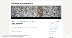 Desktop Screenshot of globalantipoverty.wordpress.com