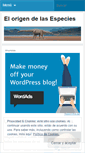 Mobile Screenshot of elorigendelasespecies.wordpress.com