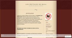 Desktop Screenshot of losfrutales.wordpress.com