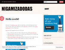 Tablet Screenshot of nigamizadodas.wordpress.com