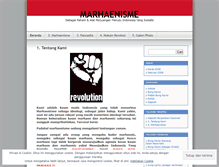 Tablet Screenshot of marhaenisme.wordpress.com