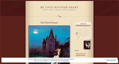 Desktop Screenshot of hauntedhearts.wordpress.com