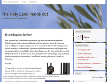 Tablet Screenshot of holylandinsideout.wordpress.com