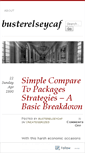 Mobile Screenshot of busterelseycaf.wordpress.com