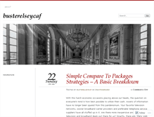 Tablet Screenshot of busterelseycaf.wordpress.com