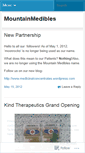 Mobile Screenshot of mountainmedibles.wordpress.com