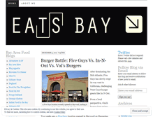 Tablet Screenshot of eatsbay.wordpress.com