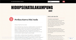 Desktop Screenshot of hidupsehatalakampung.wordpress.com