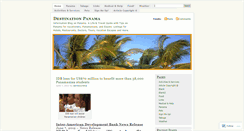 Desktop Screenshot of destinationpanama.wordpress.com