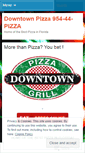 Mobile Screenshot of downtownpizzaonline.wordpress.com