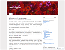 Tablet Screenshot of dansktoppen.wordpress.com