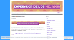 Desktop Screenshot of emperadordeloshelados.wordpress.com