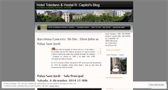 Desktop Screenshot of hoteltoledano.wordpress.com