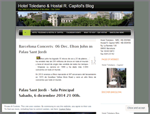 Tablet Screenshot of hoteltoledano.wordpress.com