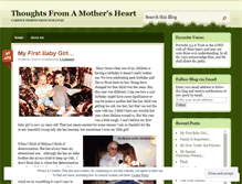 Tablet Screenshot of momsheart.wordpress.com