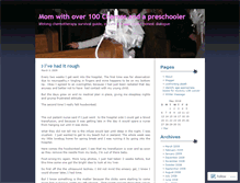 Tablet Screenshot of chemo100.wordpress.com
