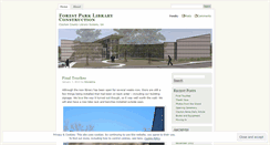 Desktop Screenshot of forestparklibrary.wordpress.com