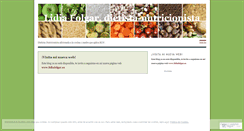 Desktop Screenshot of nutrieducacion.wordpress.com