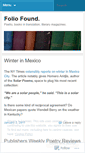 Mobile Screenshot of foliofound.wordpress.com
