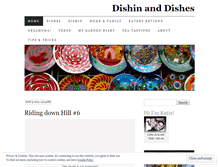 Tablet Screenshot of dishinanddishes.wordpress.com