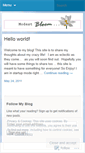 Mobile Screenshot of modestbloom.wordpress.com