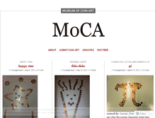 Tablet Screenshot of mocagallery.wordpress.com