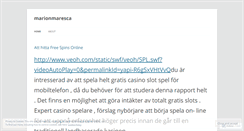 Desktop Screenshot of marionmaresca.wordpress.com