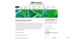 Desktop Screenshot of dbscareers.wordpress.com