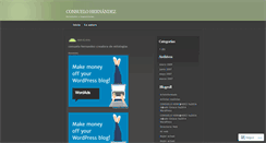 Desktop Screenshot of consuelohernandez.wordpress.com