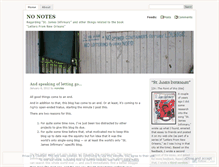 Tablet Screenshot of nonotes.wordpress.com