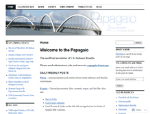 Tablet Screenshot of papagaiobrasilia.wordpress.com