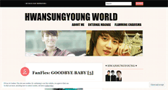 Desktop Screenshot of hwangsungyoung.wordpress.com