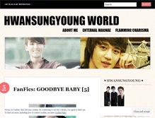 Tablet Screenshot of hwangsungyoung.wordpress.com