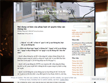 Tablet Screenshot of hongtquang.wordpress.com