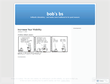 Tablet Screenshot of bobsbs.wordpress.com