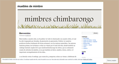 Desktop Screenshot of mimbreschimbarongo.wordpress.com