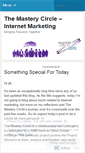 Mobile Screenshot of internetmasterycircle.wordpress.com