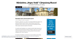 Desktop Screenshot of manastireanegruvoda.wordpress.com