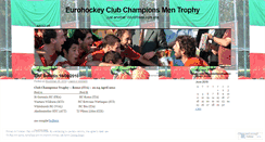 Desktop Screenshot of eurohockeyromeclubchampions.wordpress.com